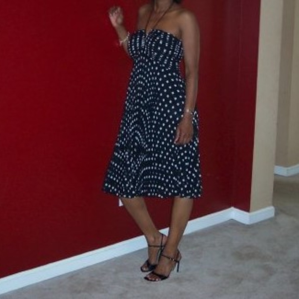 Ann Taylor Black and White Dress